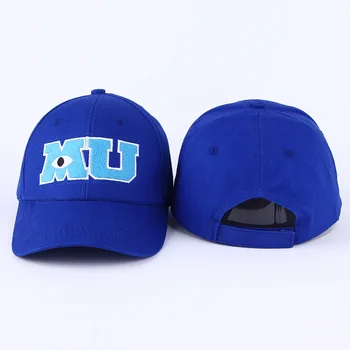 VORON 2021 Brand Nou Film Pixar Monsters University Sulley Mike MU Scrisori de Baseball Albastru Hat Baseball Caps-O singură Bucată Vestidos